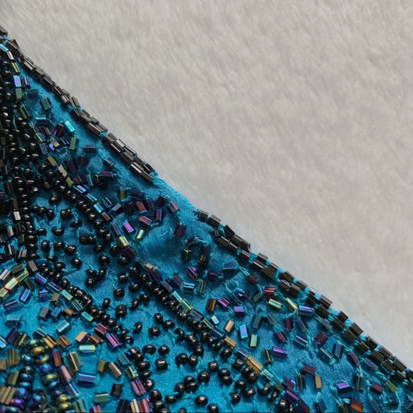 vintage blue beaded butterfly halter🦋✨ SOLD - Picture 4 of 4